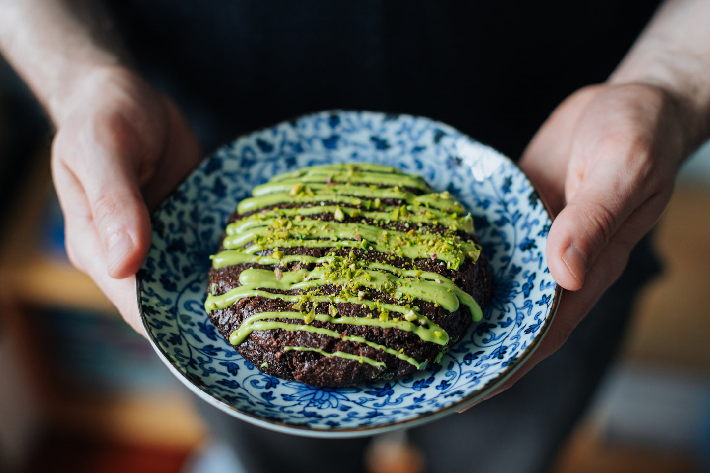 Triple Chocolate Pistachio NYC chunky cookies (6 PACK)